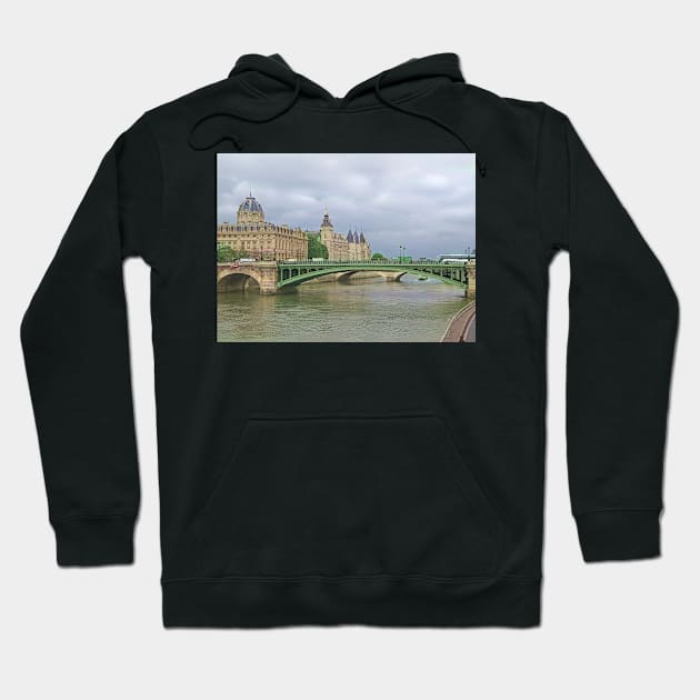 Crossing the Seine Hoodie by EileenMcVey